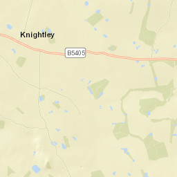 1 Grange Road, Knightley, Gnosall, Stafford, Staffordshire ST Street Map