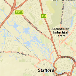 Stafford Street Map