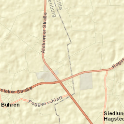 Bühren Street Map