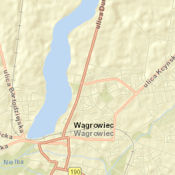 Wągrowiec Street Map
