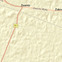 Zawidz Street Map