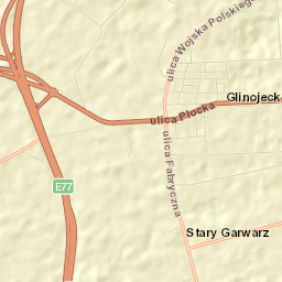Glinojeck Street Map