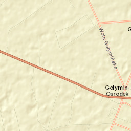 Gołymin-Ośrodek Street Map