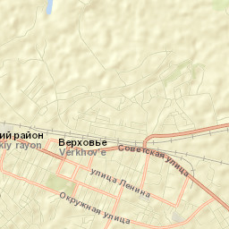 Verkhov’ye Street Map