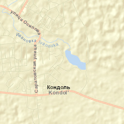Kondol’ Street Map