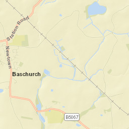B5067, Baschurch, Shrewsbury, Shropshire Street Map