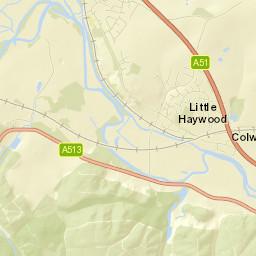 8 Trent Lane, Great Haywood, Stafford, Staffordshire Street Map