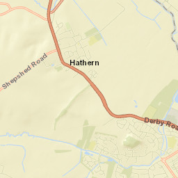 1 Monsarrat Way, Loughborough, Leicestershire Street Map