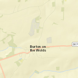 Burton on the Wolds Street Map