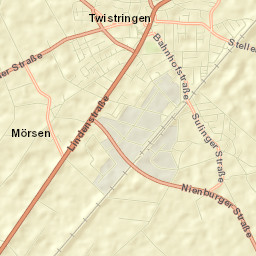 Twistringen Street Map