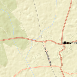 Mieszkowice Street Map