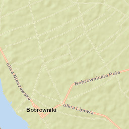 Bobrowniki Street Map