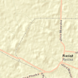 Raciąż Street Map