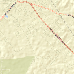 Ostrów Mazowiecka Street Map