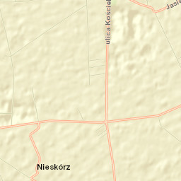 Powiat ostrowski Street Map