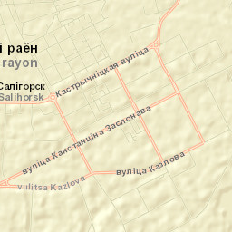 Salihorsk Street Map