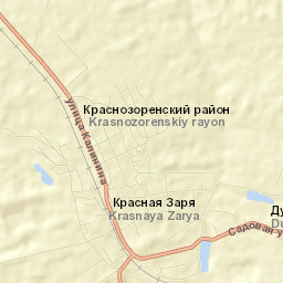 Krasnaya Zarya Street Map