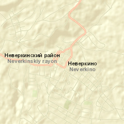 Neverkino Street Map