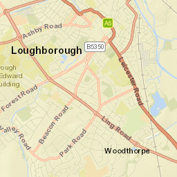 9 Cattle Market, Loughborough, Leicestershire Street Map