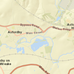 Asfordby Street Map