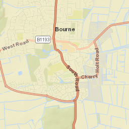 Bourne Street Map