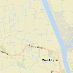 Clenchwarton Street Map