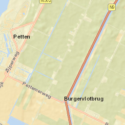Petten Street Map