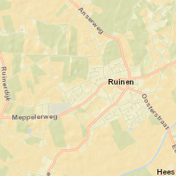 Ruinen Street Map