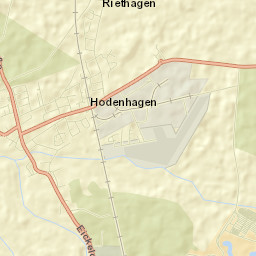 Hodenhagen Street Map