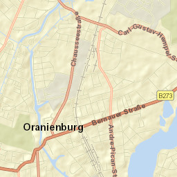 Oranienburg Street Map