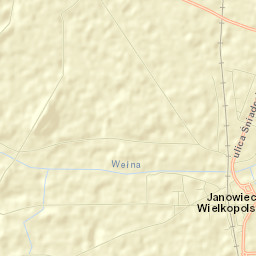 Janowiec Wielkopolski Street Map
