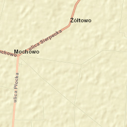 Mochowo Street Map