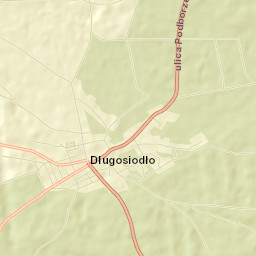 Długosiodło Street Map