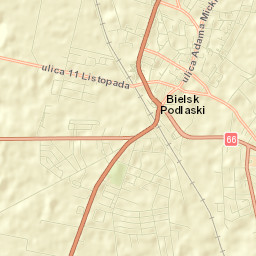 Bielsk Podlaski Street Map
