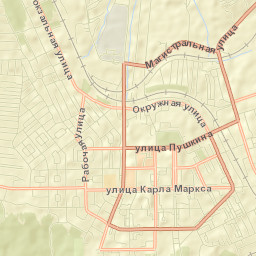Kumertau Street Map