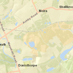 63 Norris Hill, Moira, Swadlincote, Leicestershire Street Map