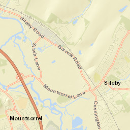 Sileby Street Map