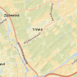 't Veld Street Map