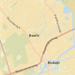 Blokzijl Street Map
