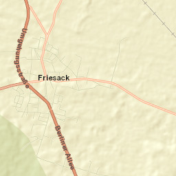 Friesack Street Map