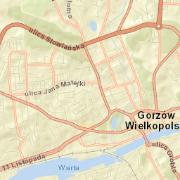 Gorzów Wielkopolski Street Map