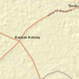 Tłuchowo Street Map