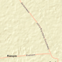 Gozdowo Street Map