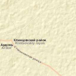 Ardon’ Street Map