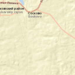 Soskovo Street Map
