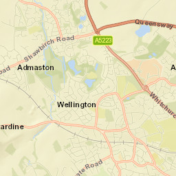 15 Roden Close, Wellington, Telford and Wrekin Street Map