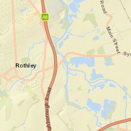 Rothley Street Map