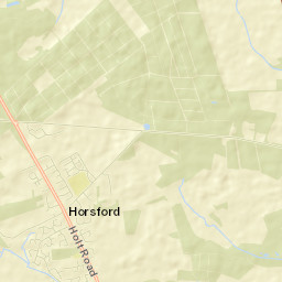 Horsford Street Map
