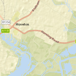 Hoveton Street Map