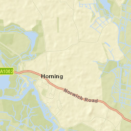 Horning Street Map